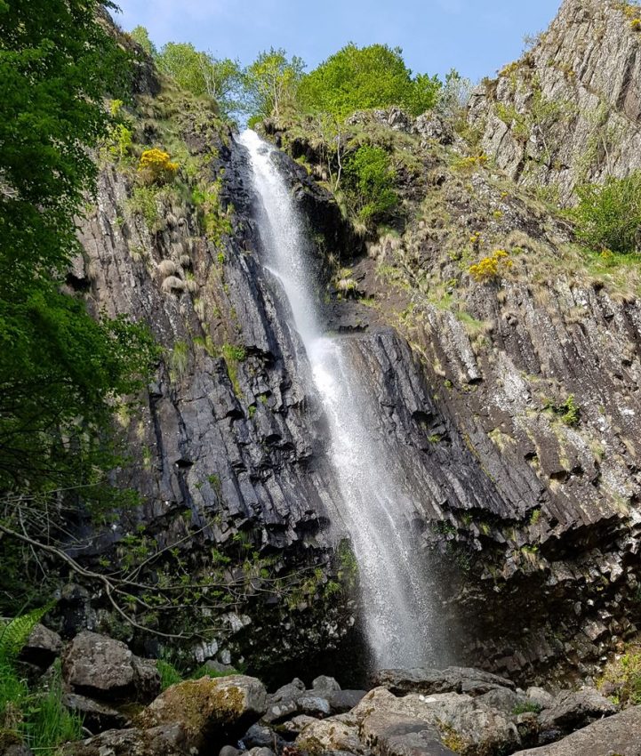 cascade de Faillitoux à Thiézac dans le Cantal 