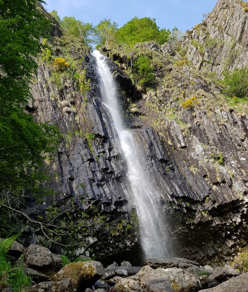 Faillitoux Waterfall Cantal Auvergne France